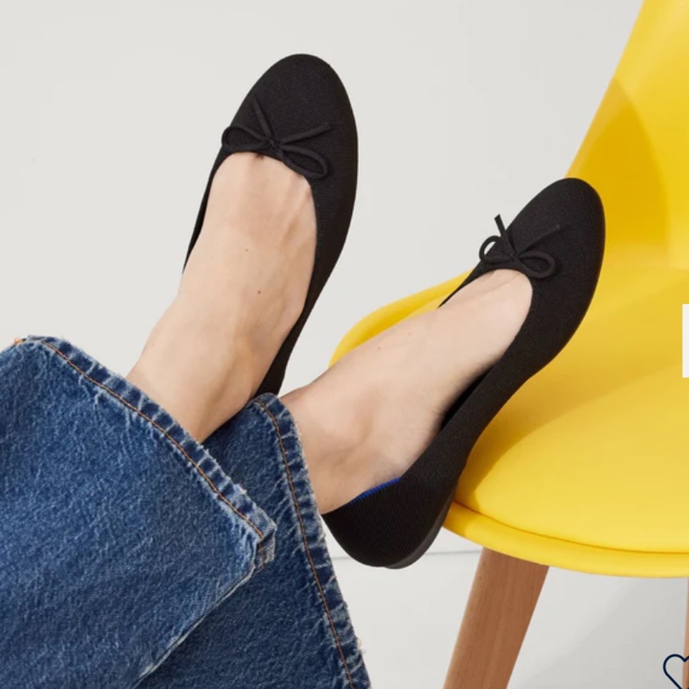 Rothy's Black and Blue Flats for Effortless Style